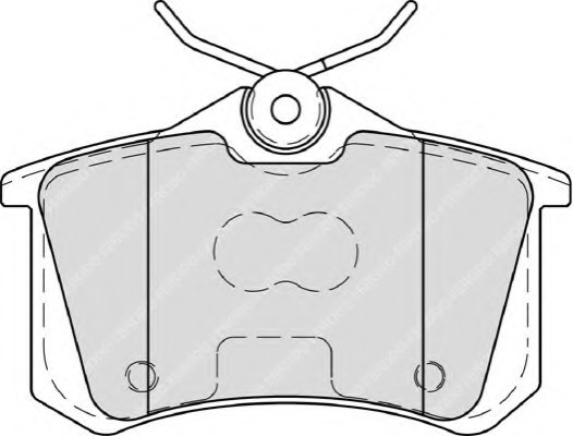 FERODO FSL4222 Brake Pad Set, disc brake